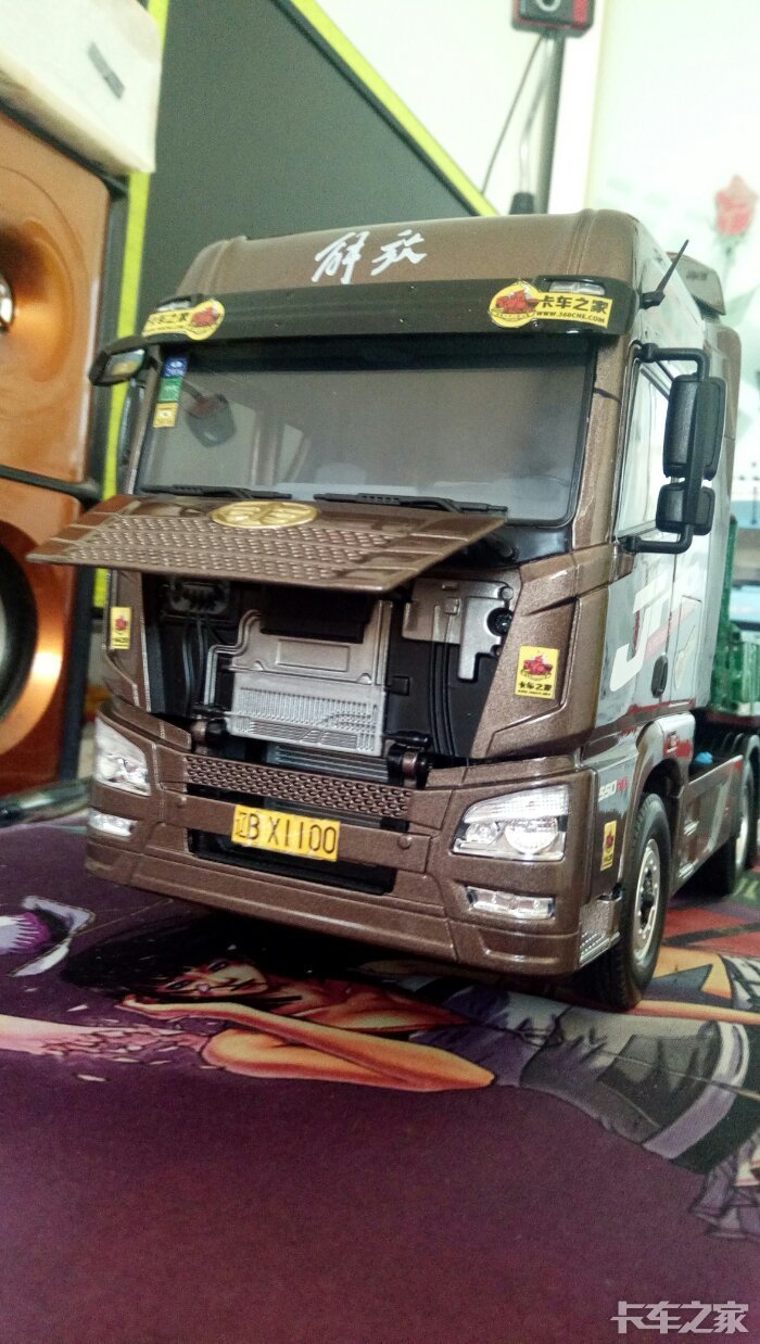 总换的解放jh6卡车模型收到了