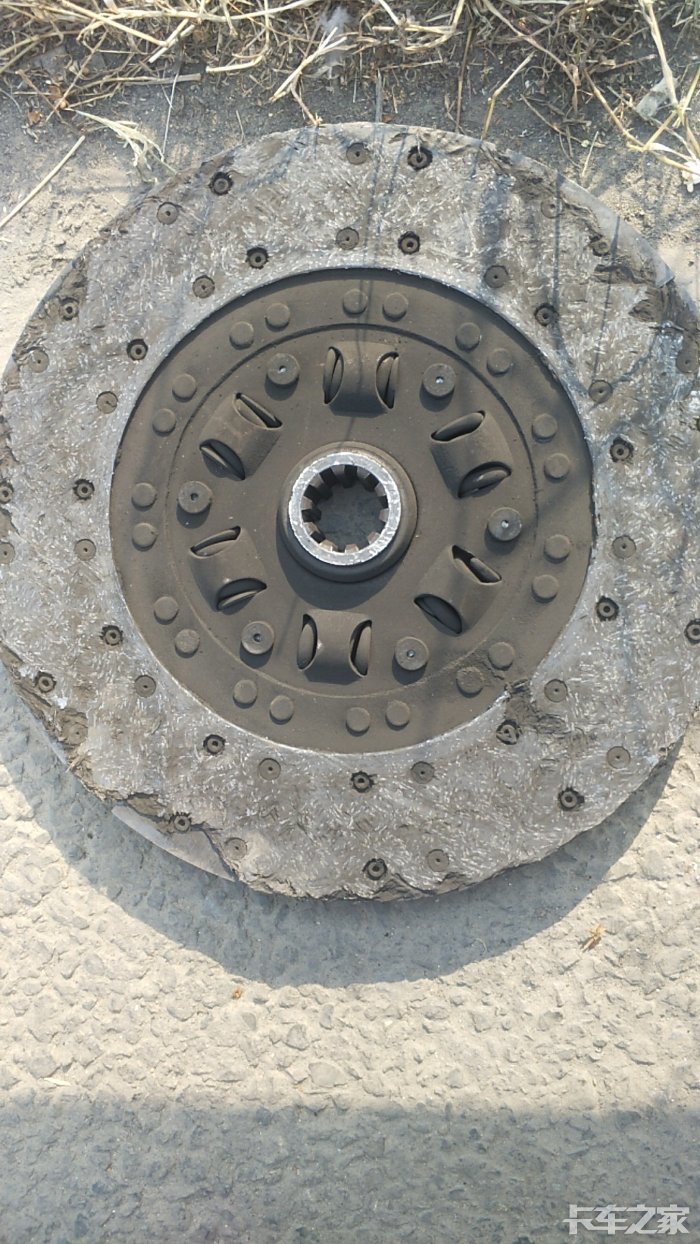 你们见过磨成这样的离合片嘛