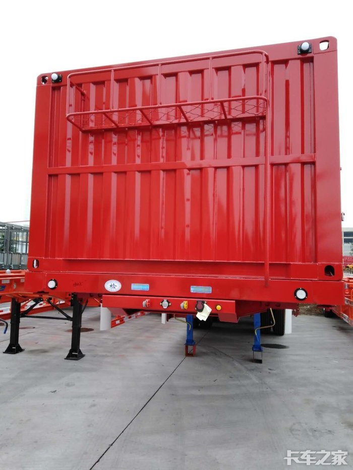 大运11米平板侧翻自卸半挂车