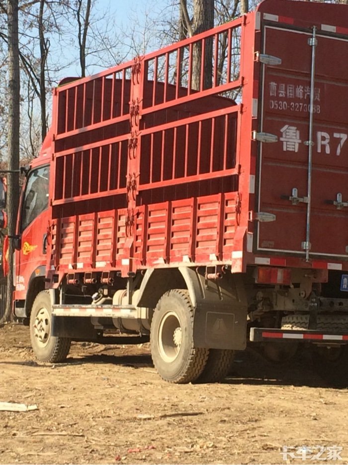 18款重汽统帅自卸改高栏