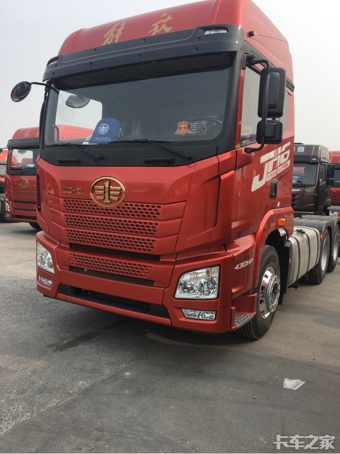 提车了 jh6 10.5升潍柴 法士特3.7速比