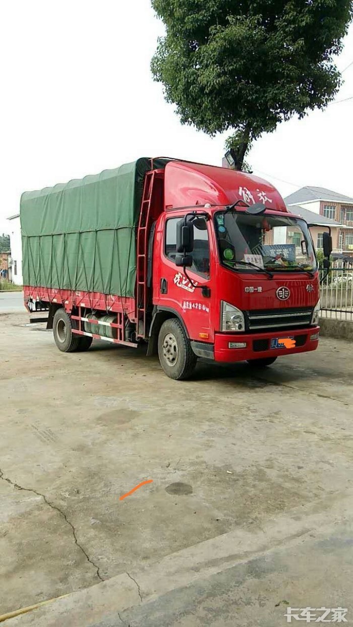 卖车,4.2米高栏解放虎vh重载版 isf3.8康明斯发动机 _ 卡车之家论坛