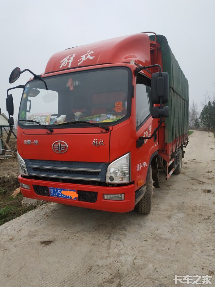 卖车,4.2米高栏解放虎vh重载版 isf3.8康明斯发动机 _ 卡车之家论坛