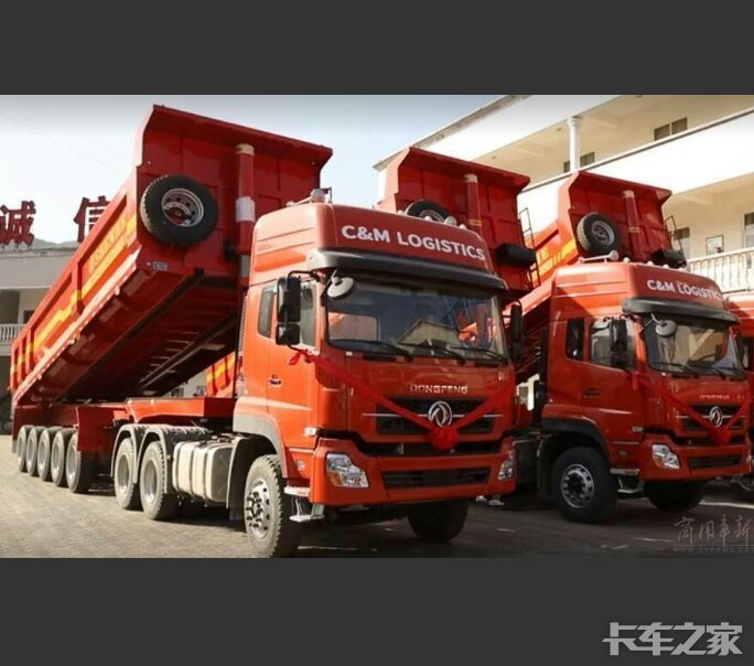 出口到非洲的东风卡车