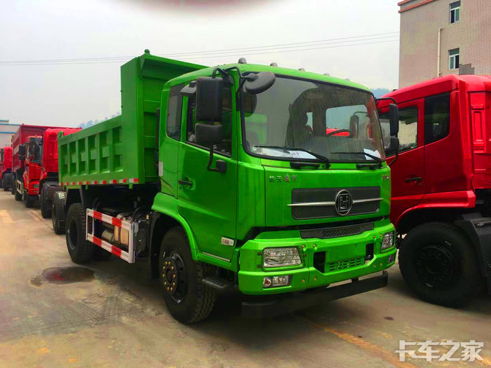 蓝牌自卸车45米货厢让你见证什么叫沙石货运王