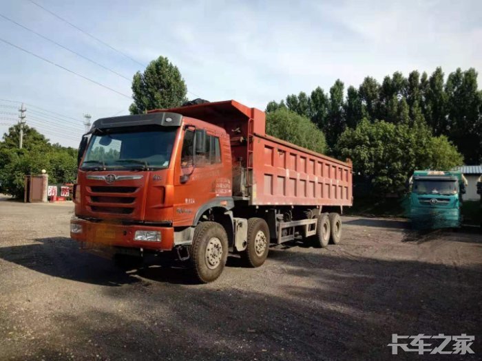 个人一手车前四后八解放天v430自卸车