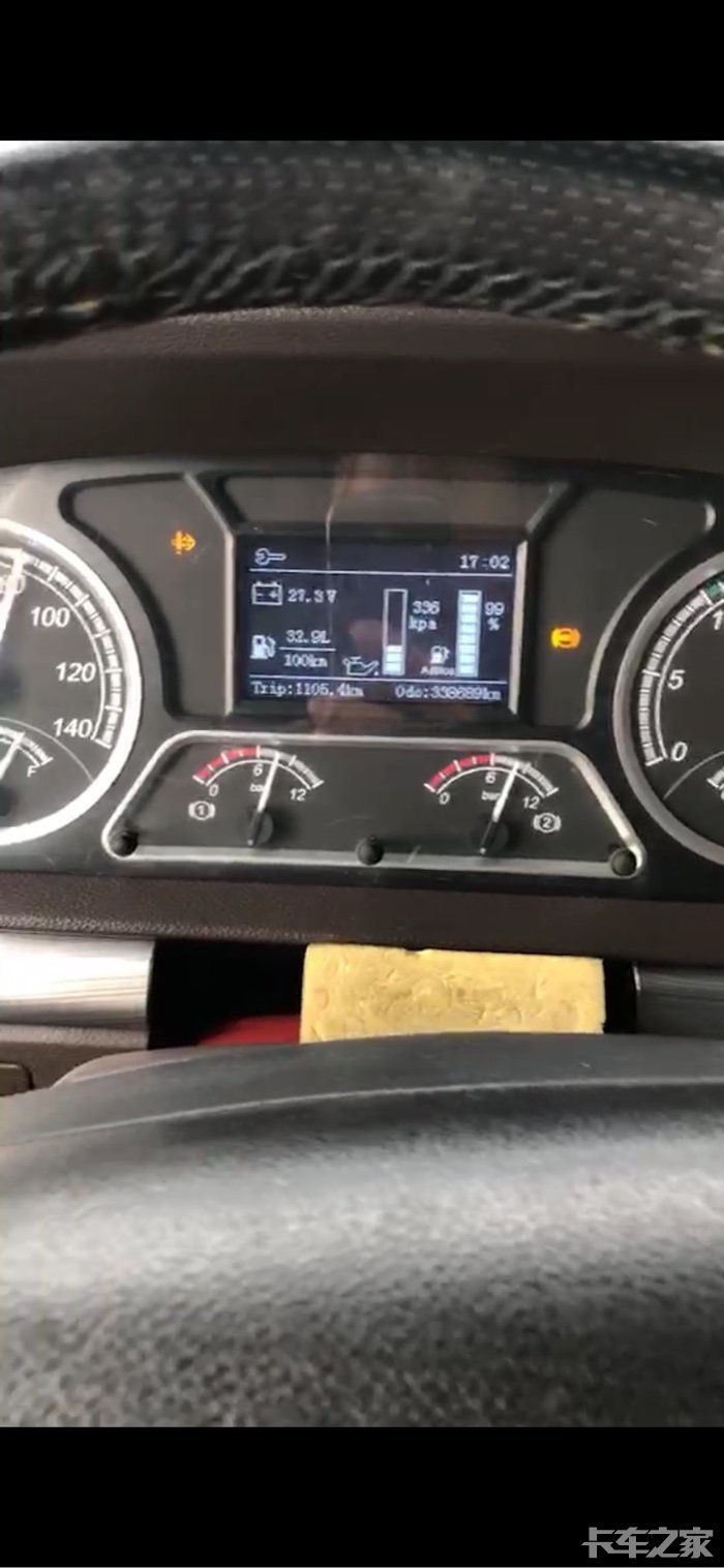 柳汽乘龙h7左上角灯亮了不烧尿素上坡感觉动力没有以前好