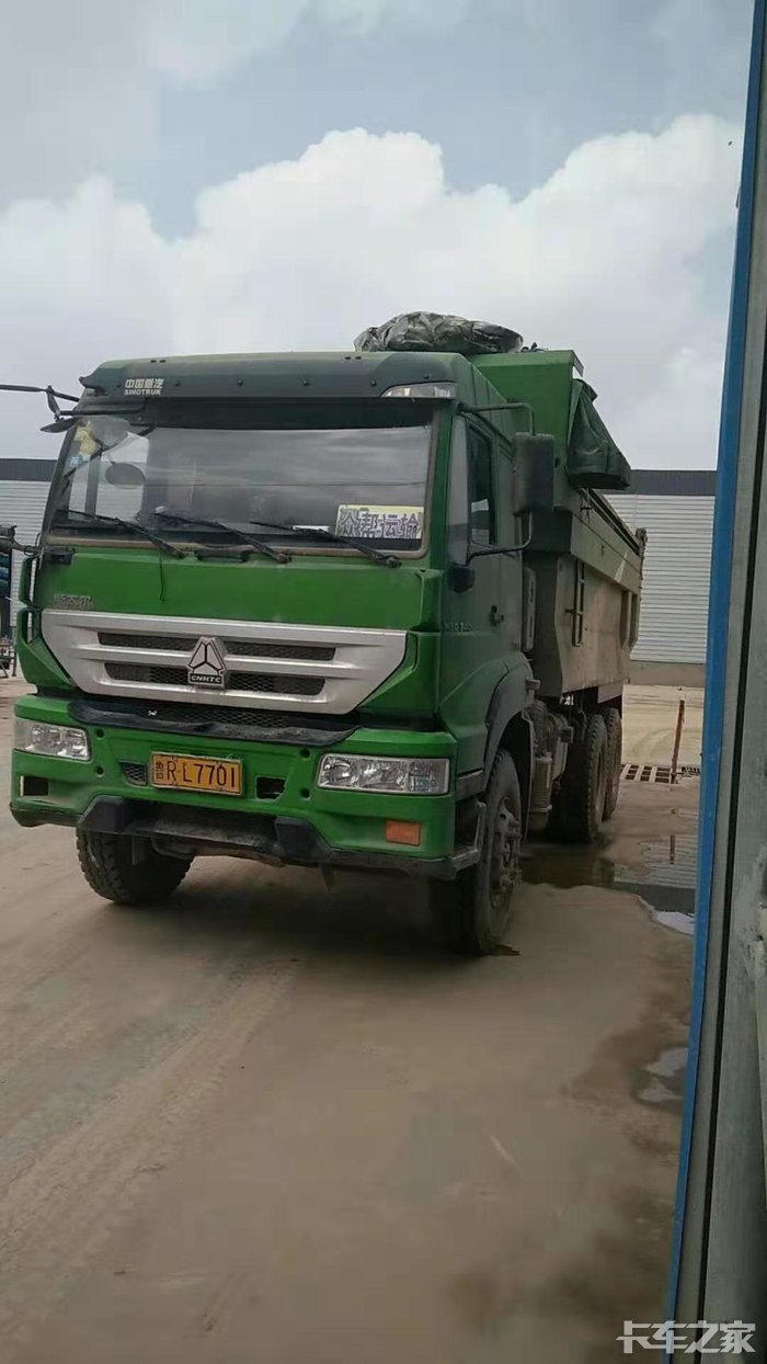 出售二手绿皮渣土车