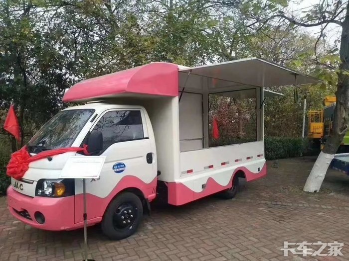 江淮轿卡售货车强势来袭让你成为地摊上不一样的仔