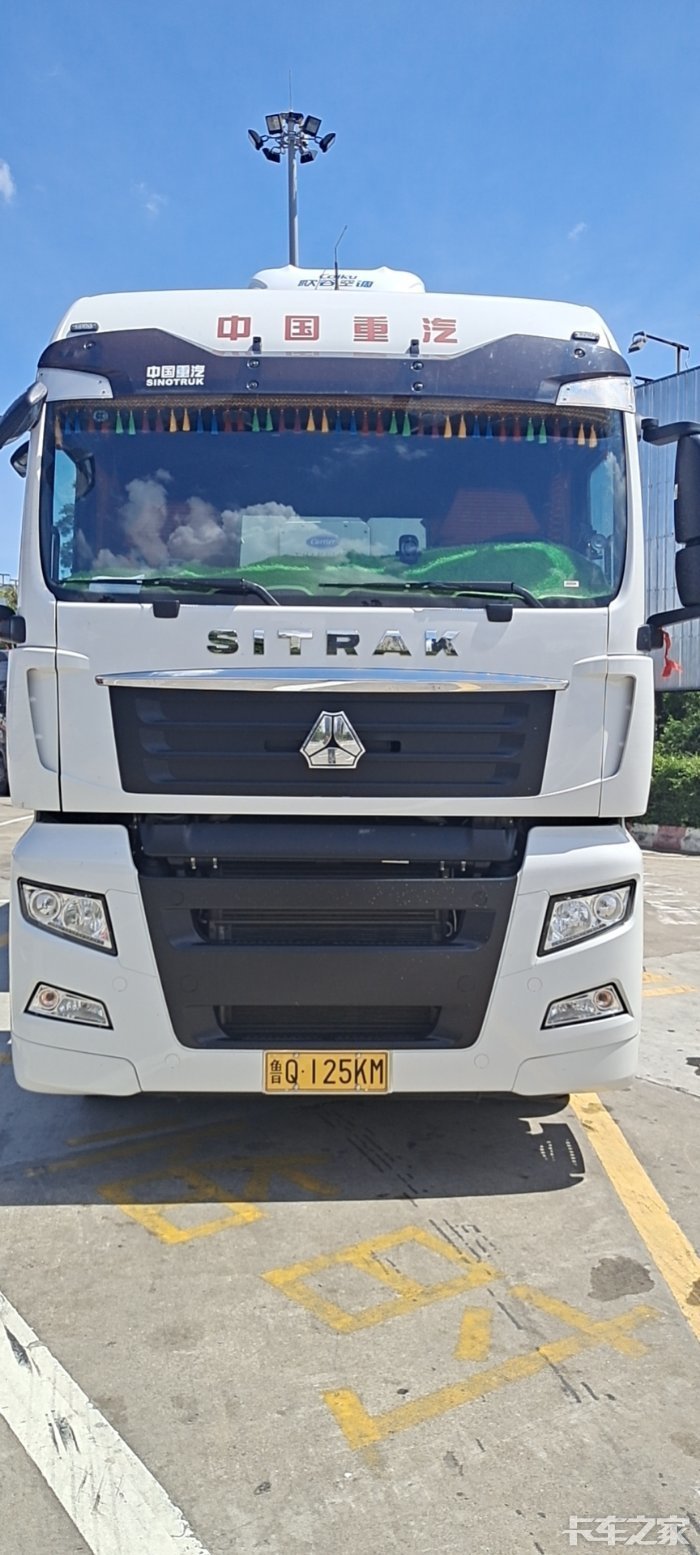 刚刚提的汕德卡g7540重汽自动挡
