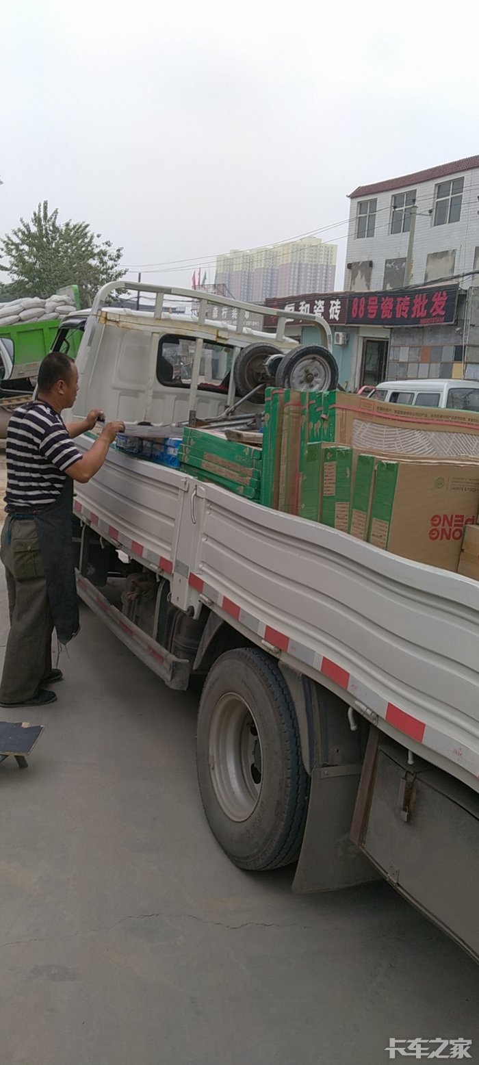 拉瓷砖的小卡之星 _ 卡车之家论坛