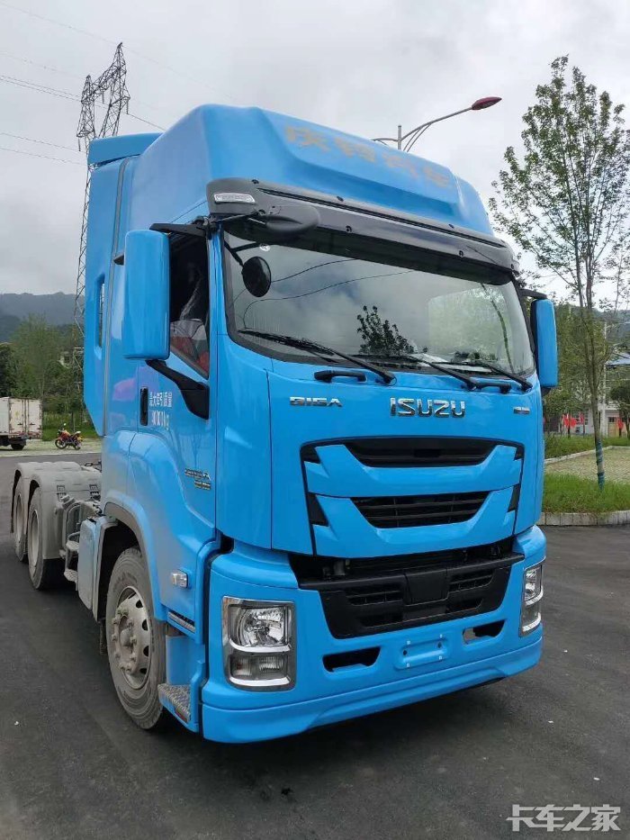 庆铃巨咖牵引车油耗实测