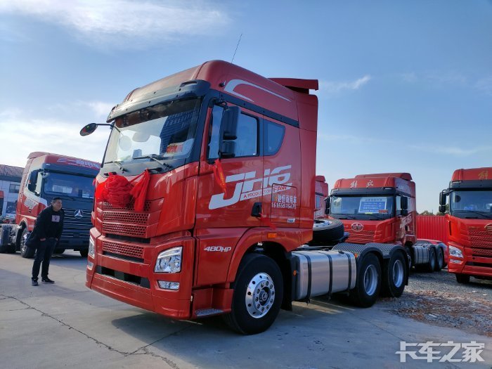 jh6领航版潍柴13升480法士特12档变速箱牵引
