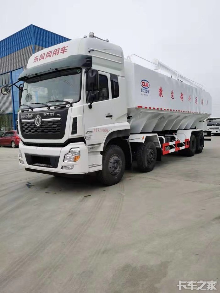 东风天龙40方散装饲料车