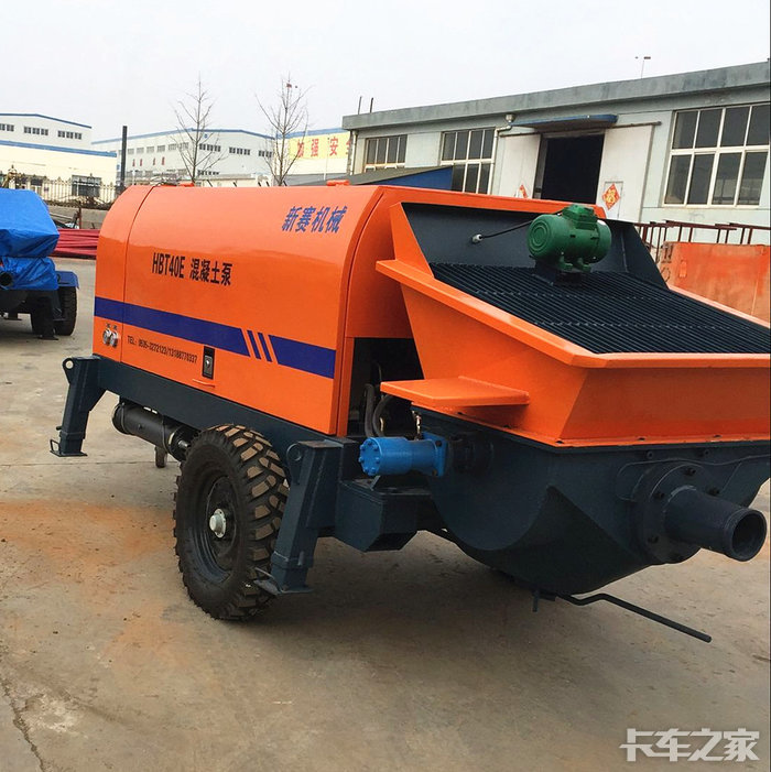 小型细石混凝土输送泵电动混凝土泵水泥砂浆混凝土拖泵