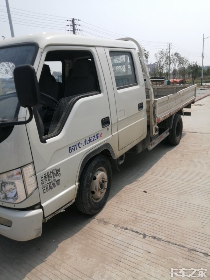 福田双排座小货车拉货载人二不误