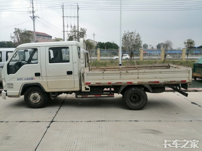 福田时代小卡之星双排座货车这车拉不了多