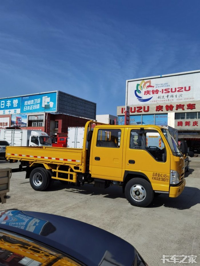 六安庆铃五十铃黄色工程车在各个工程领域