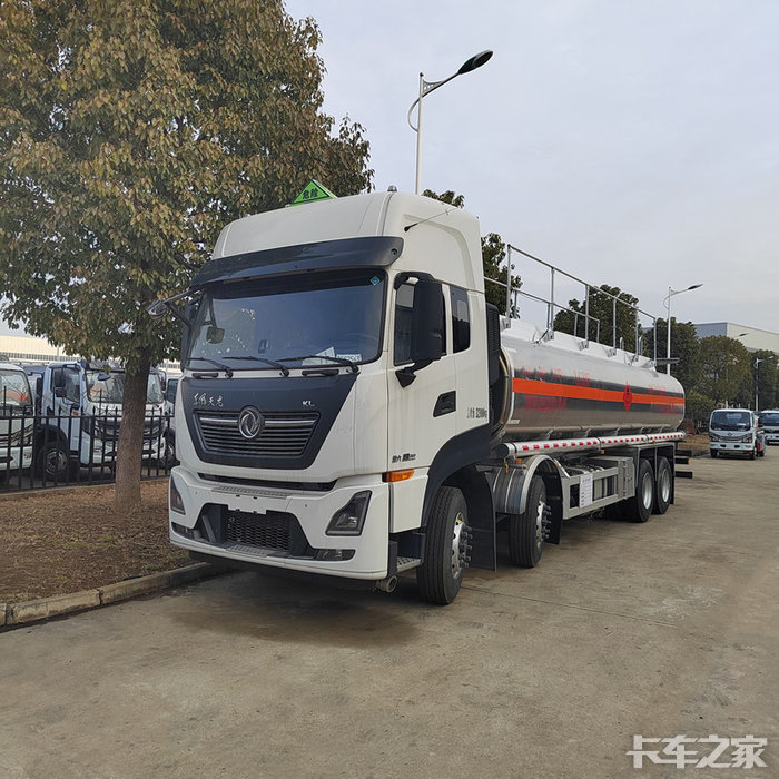 东风天龙前四后八铝合金运油车天龙运油车30立方运油车
