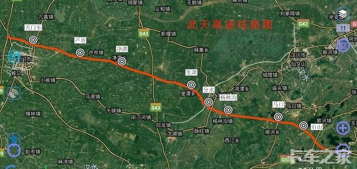 武天高速汉川段规划图图片