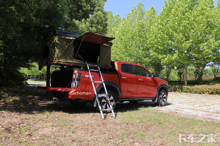 皮卡后箱折叠帐篷夏季出行钓鱼的好帮手